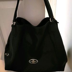 Coach Edie Pebble Leather shoulder bag.